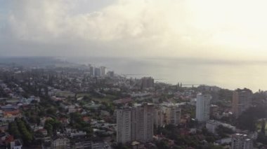 Hava görüntüsü Maputo Mozambik. 