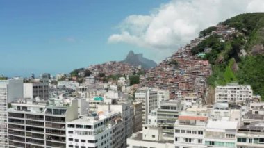 Hava manzaralı Rio de Janeiro Brezilya.