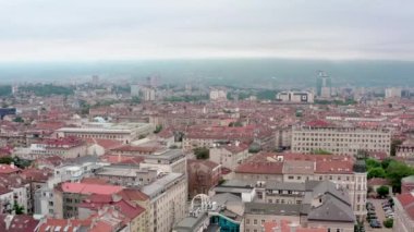 Sofya Bulgaristan 'ın havadan görüntüsü.