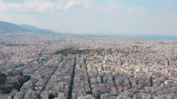 Αεροφωτογραφία Athens Greece. — Αρχείο Βίντεο