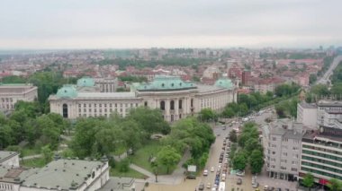 Sofya Bulgaristan 'ın havadan görüntüsü.