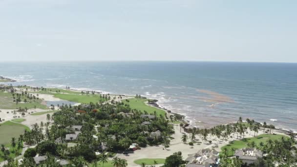 Letecký pohled na povahu Dominikánské republiky. — Stock video