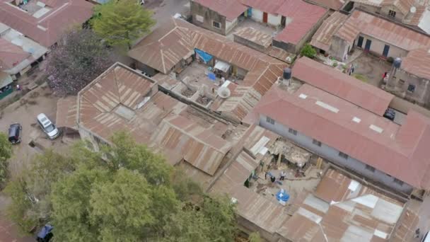 Arusha Tanzanya 'nın hava görüntüsü. — Stok video