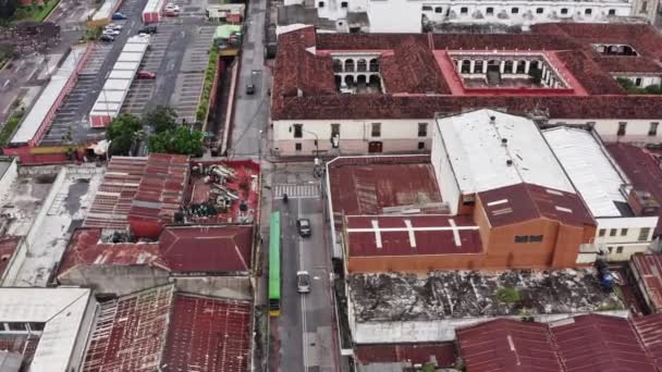 Flygfoto över Guatemala City. — Stockvideo