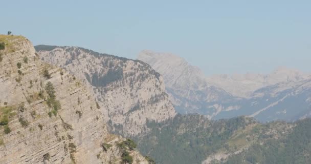Záběry Kaňonu Černé Hoře Kde Můžete Vidět Krásné Hory Útesy — Stock video