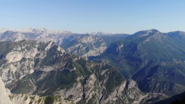 Aerial Shot Grlo Sokolovo Gorge Korita Montenegro Drone View Incredibly — Stock Video