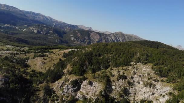 Zdjęcie Lotnicze Wąwozu Grlo Sokolovo Korita Czarnogóra Drone Widok Niesamowicie — Wideo stockowe