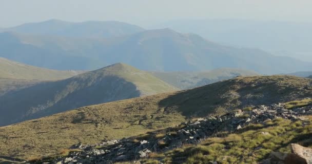 Beautiful Mountains Macedonia Mountain Ranges Greenery Rocks Beautiful Stones Mountain — Stock Video