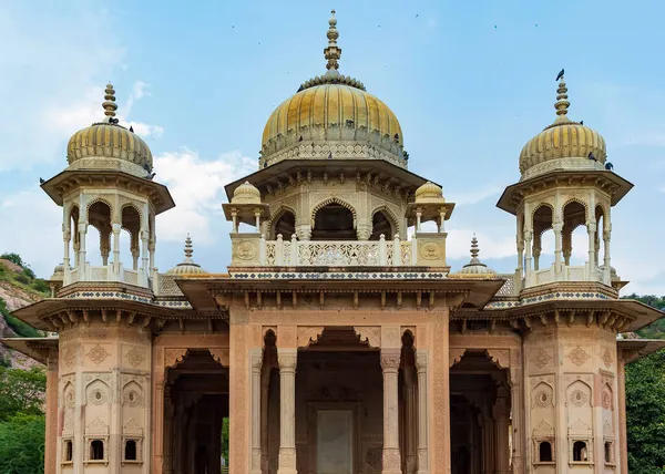 Erstaunlicher Blick Auf Die Gedenkstätte Für Maharadscha Sawai Mansingh Und — Stockfoto