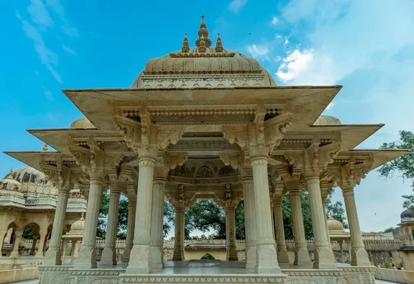 Fantastisk Utsikt Över Minnesmärken Över Maharaja Sawai Mansingh Och Familj — Stockfoto