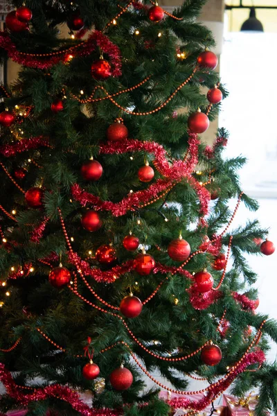 Close Speelgoed Kerstboom Asterisk Speelgoed Kerstboom Kerstboom — Stockfoto
