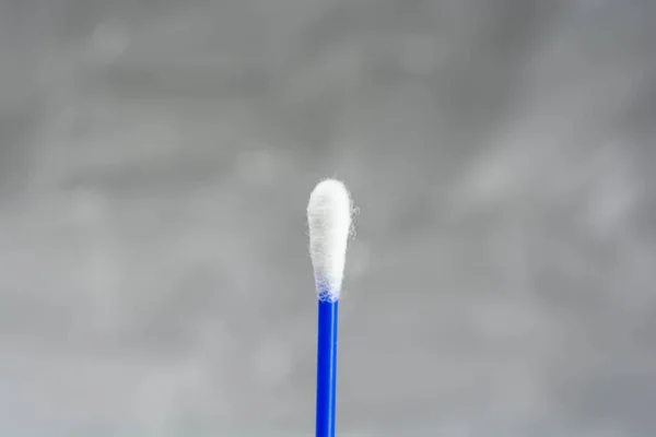 Cotton Swab White Background Room Text Stock Image