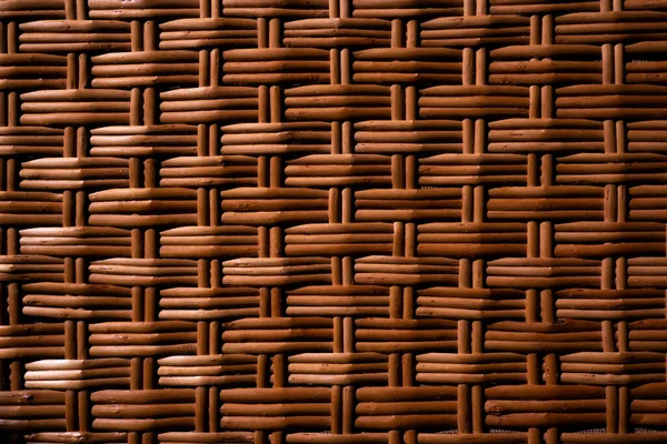 Hand-made textured basket. Wickerwork close-up. Backdrop for design ideas. — Stock Photo, Image