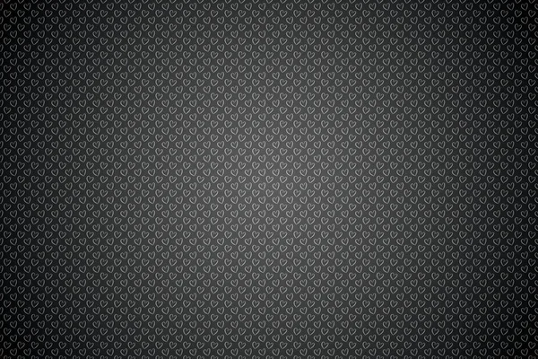 Bir sürü küçük sevgililer günü kartı olan desenli koyu bir arkaplan..