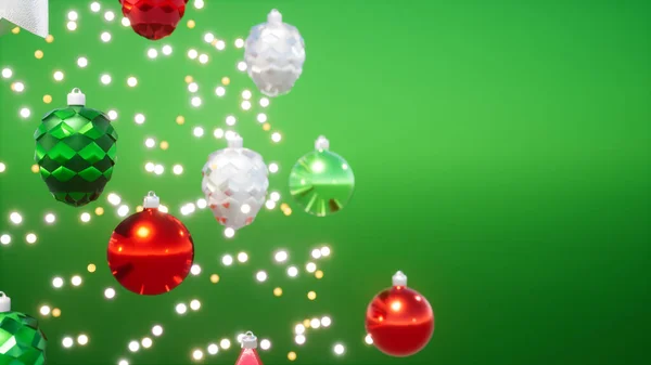 Noel ağacı 3D illüstrasyon