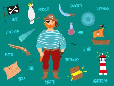 Korsan sürüsü. Korsan resimleri. el yazısı yazı tipi