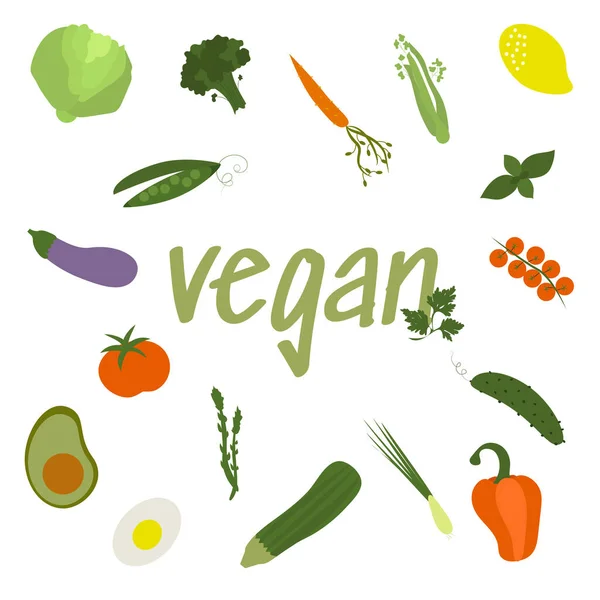 vegetarian food set. vegetables. healthy diet