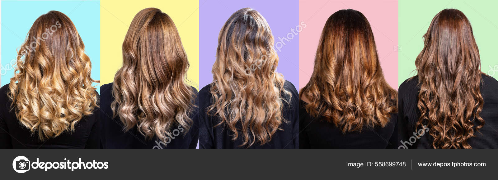 Curly and straight hot sale hairstyles