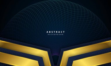 Siyah ve altın renkli lüks arka plan