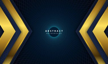 Siyah ve altın renkli lüks arka plan