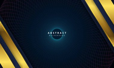 Siyah ve altın renkli lüks arka plan