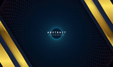 Siyah ve altın renkli lüks arka plan