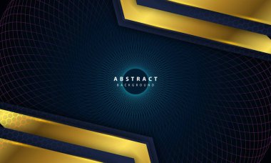 Siyah ve altın renkli lüks arka plan