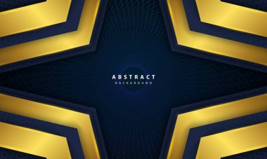 Siyah ve altın renkli lüks arka plan