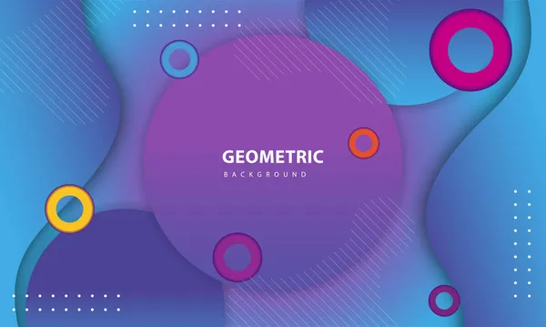 Abstracte Achtergrond Met Uitgesneden Diepe Golven Moderne Dekking — Stockvector