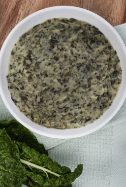 Güney Afrika 'nın en sevdiği sebze yemeği, kremalı ıspanak