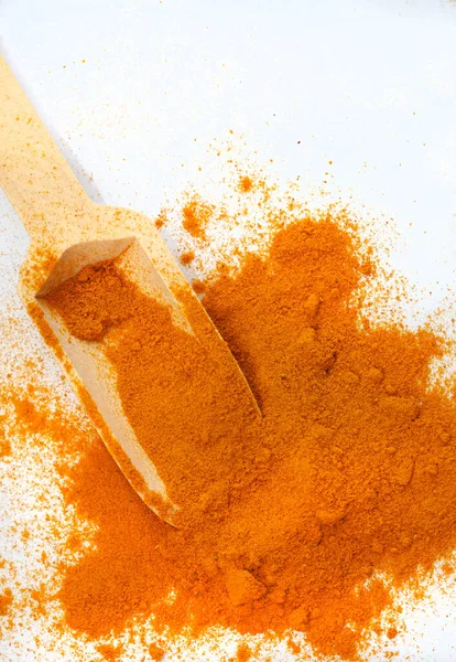 İnce organik zemin tozlu ahşap kepçe ve kopyalama alanı