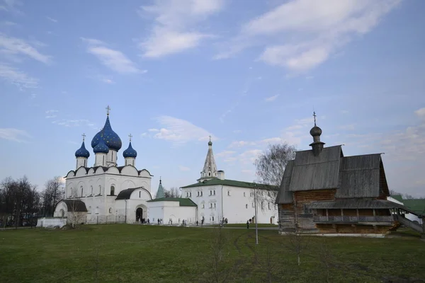 Suzdal Oude Historische Gebouw Van Orthodoxe Kerk Kathedraal Rusland Oekraïne — Stockfoto