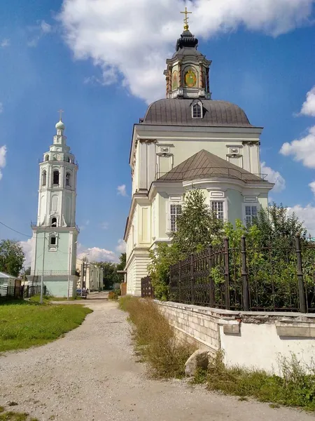 Tula Starověká Historická Budova Ortodoxní Církevní Katedrály Rusku Ukrajině Bělorusku — Stock fotografie