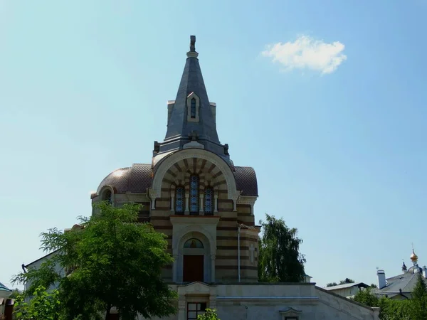 Serpukhov Αρχαίο Ιστορικό Κτίριο Του Ορθόδοξου Καθεδρικού Ναού Στη Ρωσία — Φωτογραφία Αρχείου