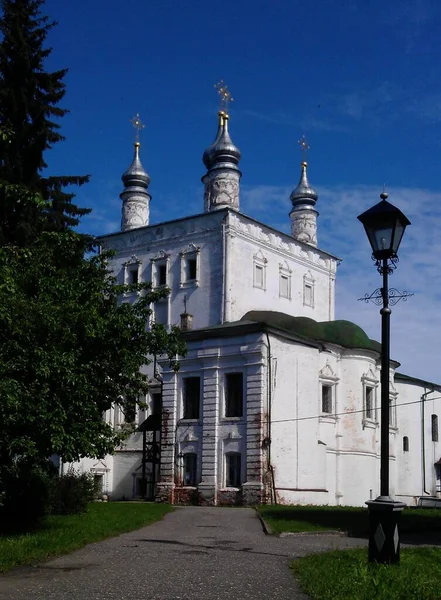 Pereslavl Zalesskiy Oud Historisch Gebouw Van Orthodoxe Kerk Kathedraal Rusland — Stockfoto