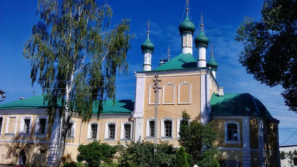 Pereslavl Zalesskiy Edifício Histórico Antigo Catedral Igreja Ortodoxa Rússia Ucrânia — Fotografia de Stock