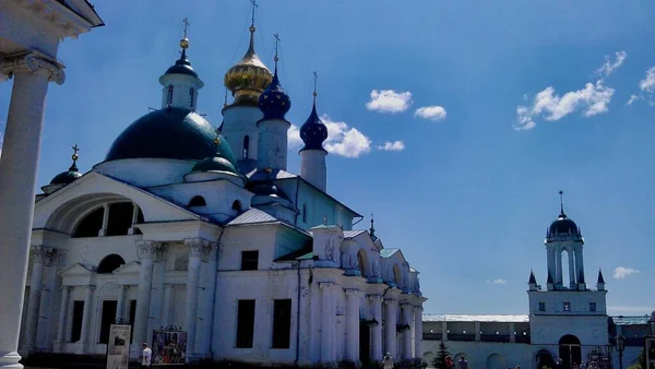 Velikiy Rostov Grote Oude Historische Gebouw Van Orthodoxe Kerk Kathedraal — Stockfoto