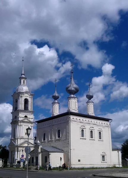 Bogolyubovo Vladimir Pokrova Nerli Oud Historisch Gebouw Van Orthodoxe Kerk — Stockfoto