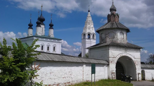 Suzdal Starověká Historická Budova Ortodoxní Církevní Katedrály Rusku Ukrajině Bělorusku — Stock fotografie