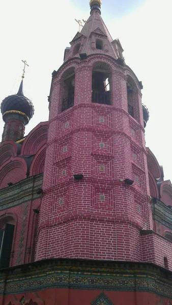 Yaroslavl Ancien Bâtiment Historique Cathédrale Orthodoxe Église Russie Ukraine Bélarus — Photo