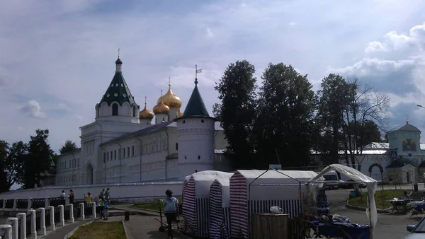 Jaroslawl Historischer Bau Einer Orthodoxen Kathedrale Russland Der Ukraine Weißrussland — Stockfoto