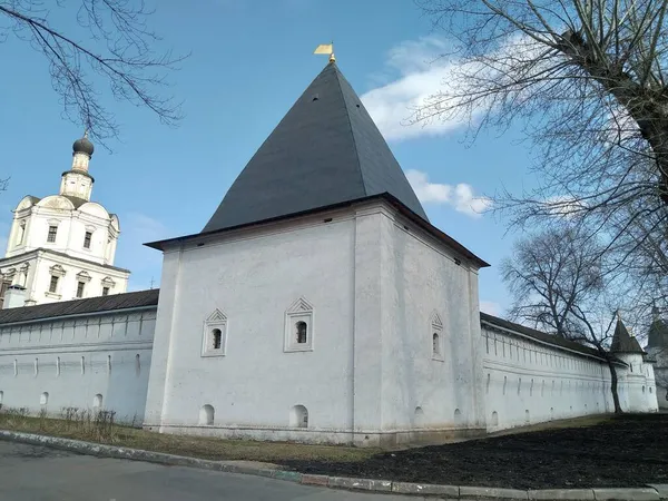 Moskva Andronic Starověká Historická Budova Pravoslavné Církevní Katedrály Rusku Ukrajině — Stock fotografie