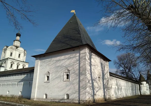 Moscú Andrónico Antiguo Edificio Histórico Catedral Iglesia Ortodoxa Rusia Ucrania —  Fotos de Stock