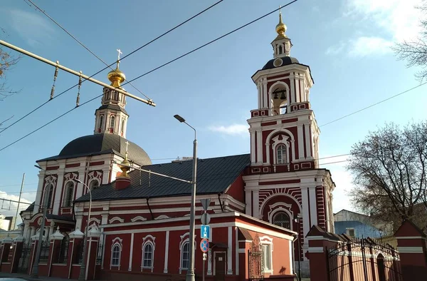 Moscou Edifício Histórico Antigo Catedral Igreja Ortodoxa Rússia Ucrânia Belorus — Fotografia de Stock