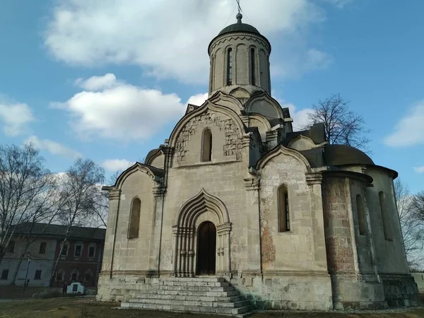 Moskau Andronik Historischer Bau Einer Orthodoxen Kathedrale Russland Der Ukraine — Stockfoto