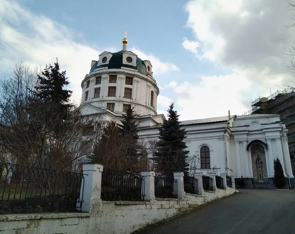 Moskva Starobylá Historická Budova Ortodoxní Církevní Katedrály Rusku Ukrajině Bělorusku — Stock fotografie