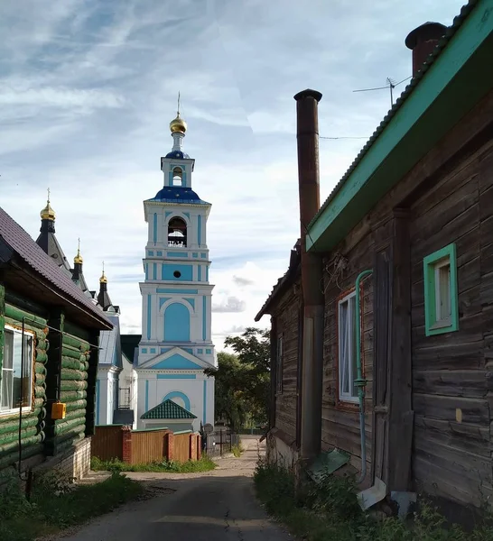 Arzamas Starożytny Historyczny Budynek Katedry Prawosławnej Rosji Ukrainie Białorusi Słowian — Zdjęcie stockowe