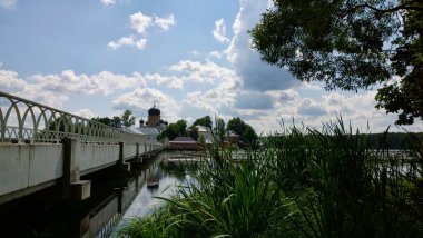 Pokrov Vvedenskiy Rusya, Ukrayna, Belorus 'taki ortodoks kilise katedralinin antik tarihi binası, Slav halkının inancı ve Hristiyanlığa inancı