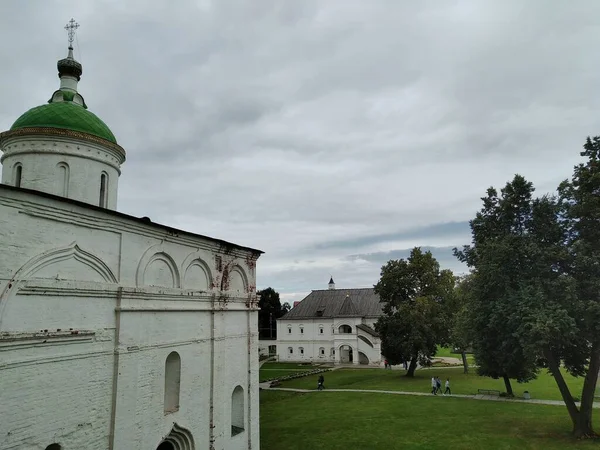 Ryazan Ősi Történelmi Épület Ortodox Templom Székesegyház Oroszországban Ukrajnában Belorusz — Stock Fotó