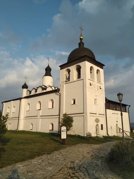 Szvijazsszk Ősi Történelmi Épület Ortodox Templom Székesegyház Oroszországban Ukrajnában Belorusz — Stock Fotó